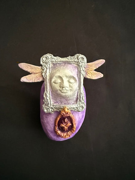 MINIATURE MIRROR PERSON (PURPLE VINTAGE) TOTUM FAUNA