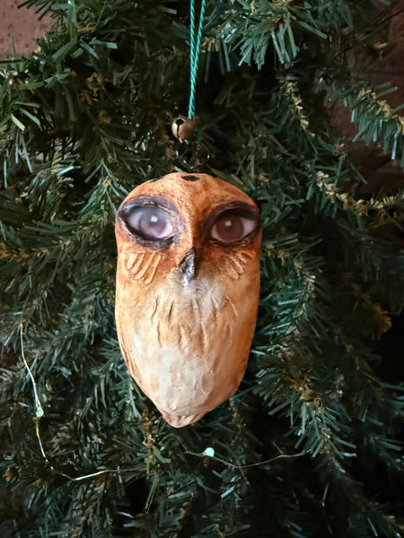 Custom Order OWL Toy Ornamental Totum Fauna