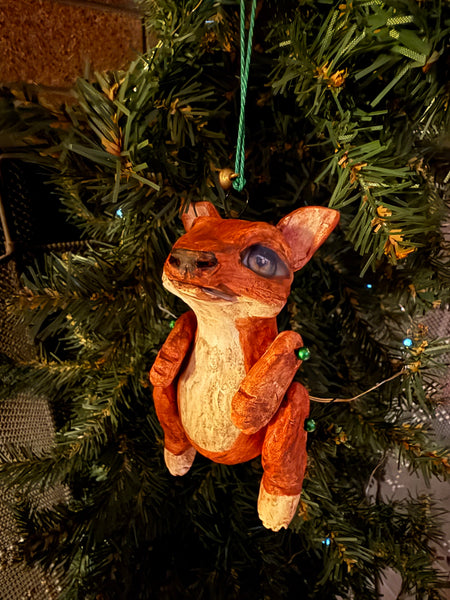 Custom Order FOX Toy Ornamental Totum Fauna