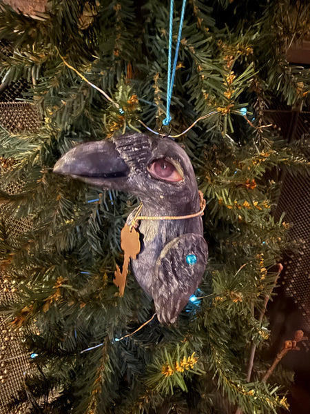 Custom Order RAVEN Toy Ornamental Totum Fauna