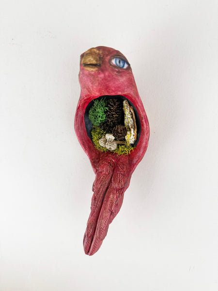 MOSSY RED BIRD TOTUM FAUNA