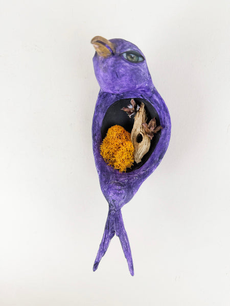 MOSSY PURPLE BIRD TOTUM FAUNA