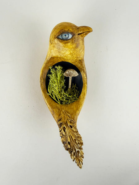 MOSSY YELLOW BIRD TOTUM FAUNA